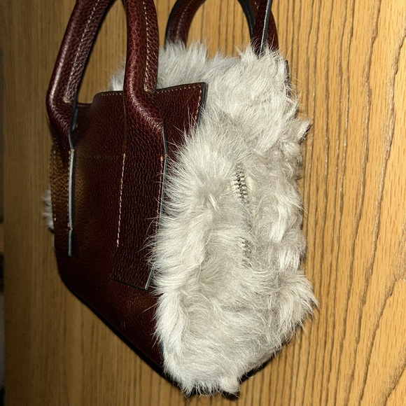 Brunello Cucinelli shoulder bag new with tag fur & leather & dustbag NEW! - Picture 4 of 10